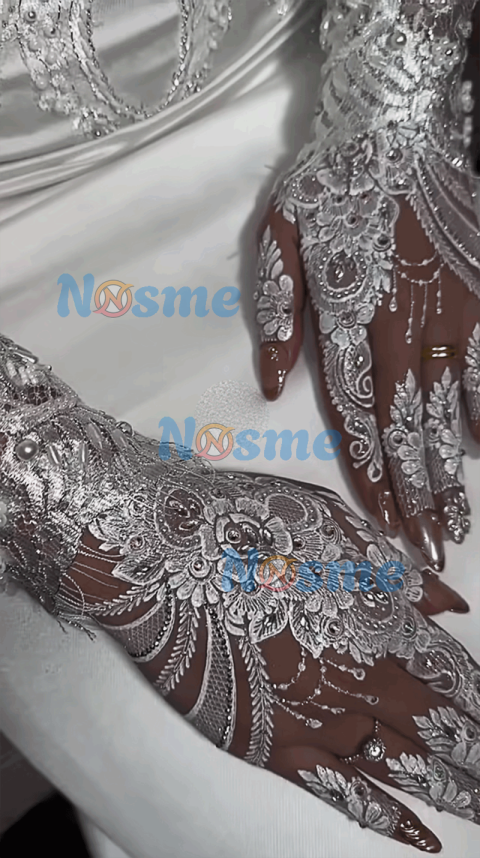 3D White Henna for Brides