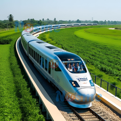 Vande Bharat Train Clipart PNG